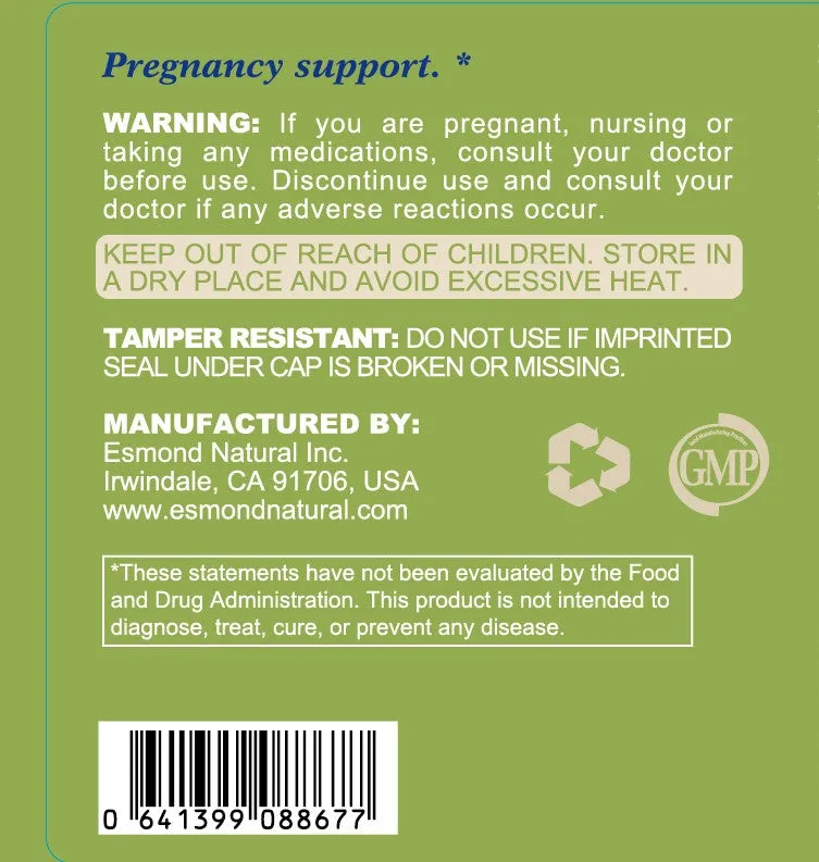 Folic Acid 400mcg (Pregnancy Support, Maintain Health Functions), USA, FDA, GMP, NPAC-400mcg, 60 Tablets — image 2