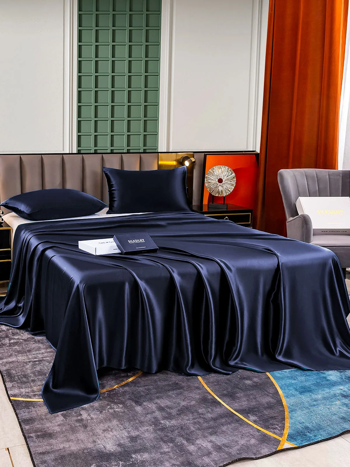 25Momme 3Pcs Silk Set Flat Sheet+2x Pillowcases — image 3