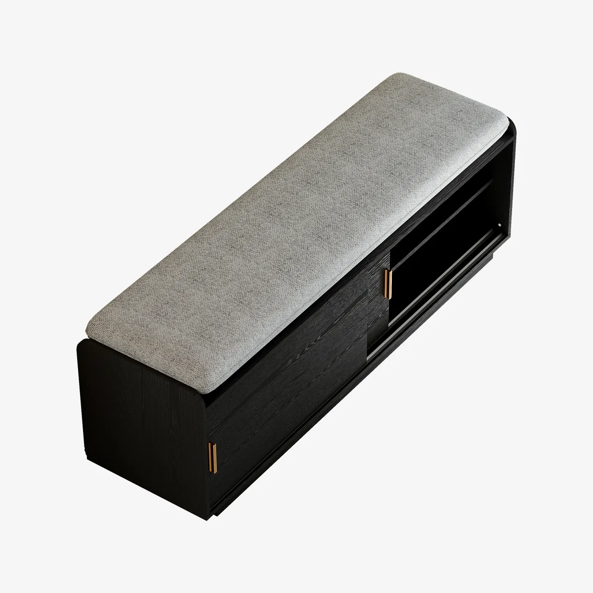 2 Doors Shoe Storage Entryway Bench — image 8