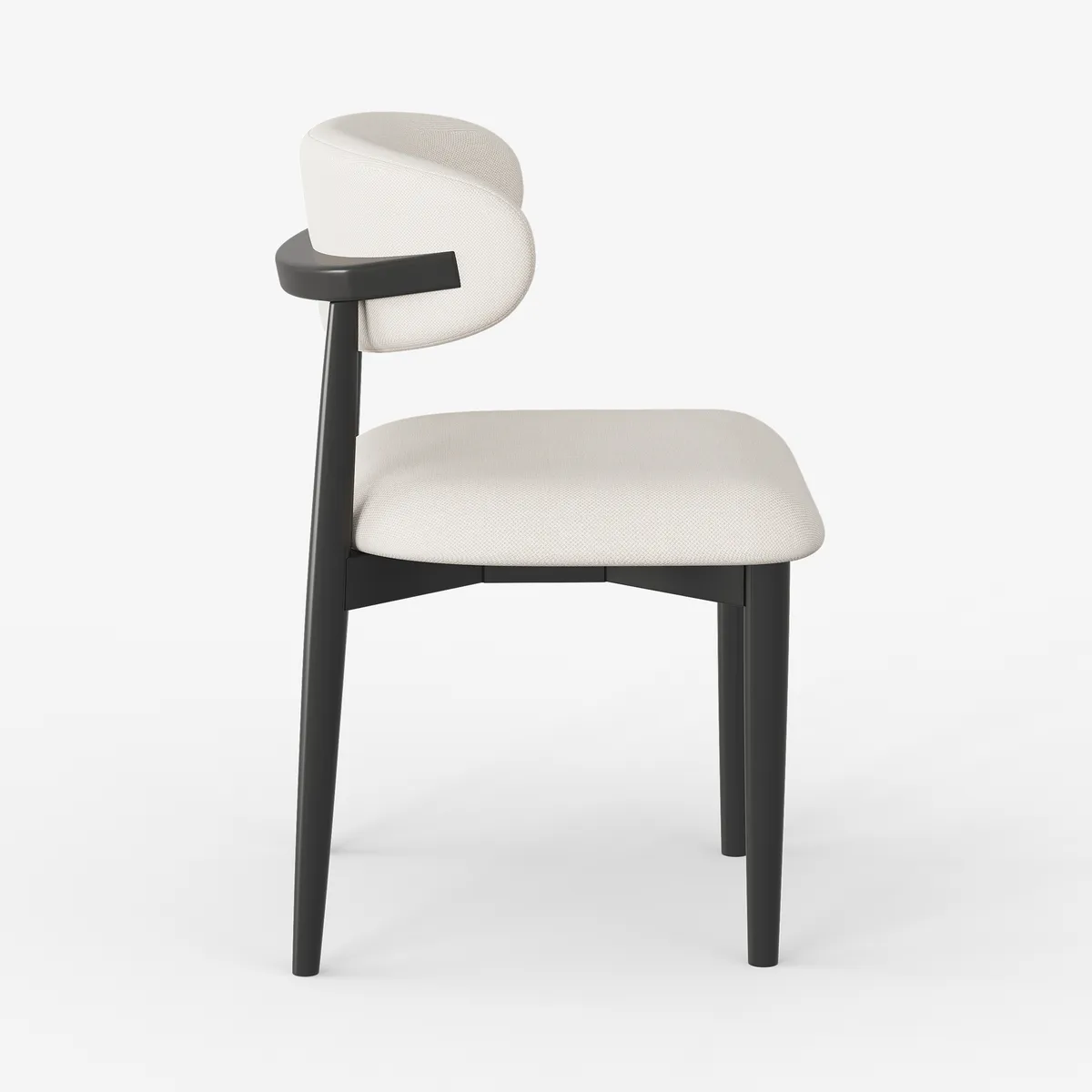 Modern PU Leather Dining Chair with Rubber Wood Legs — image 21