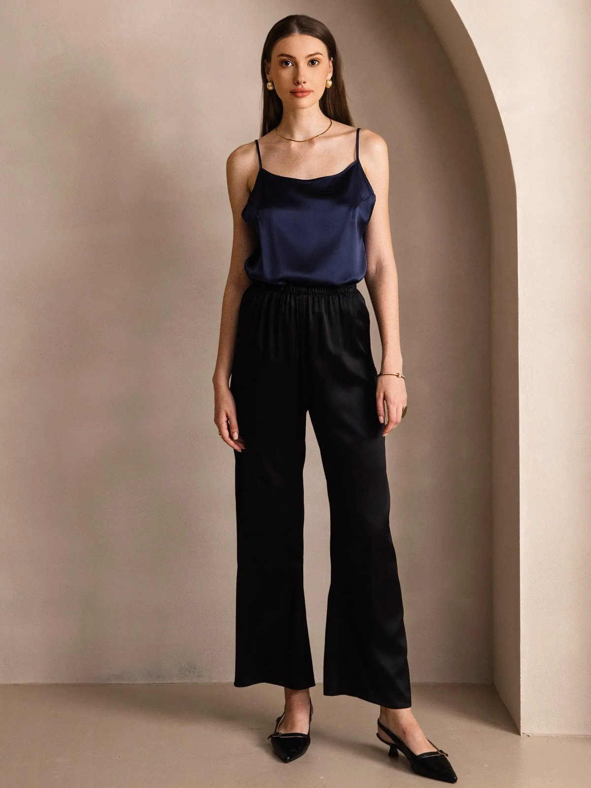 19Momme Silk Spaghetti Strap Camisoles — image 5