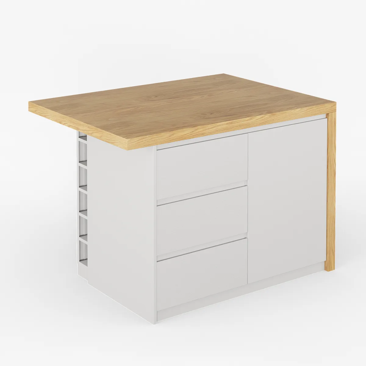 72" Modern Kitchen Island Laminate & 4 Counter Stools Set Storage Cabinet — image 20