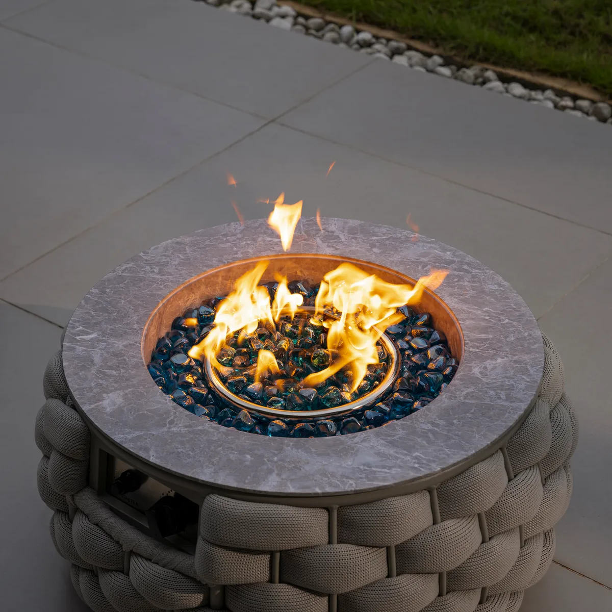Cocaro Outdoor 27" Propane Smokeless Round Fire Pit Table — image 5