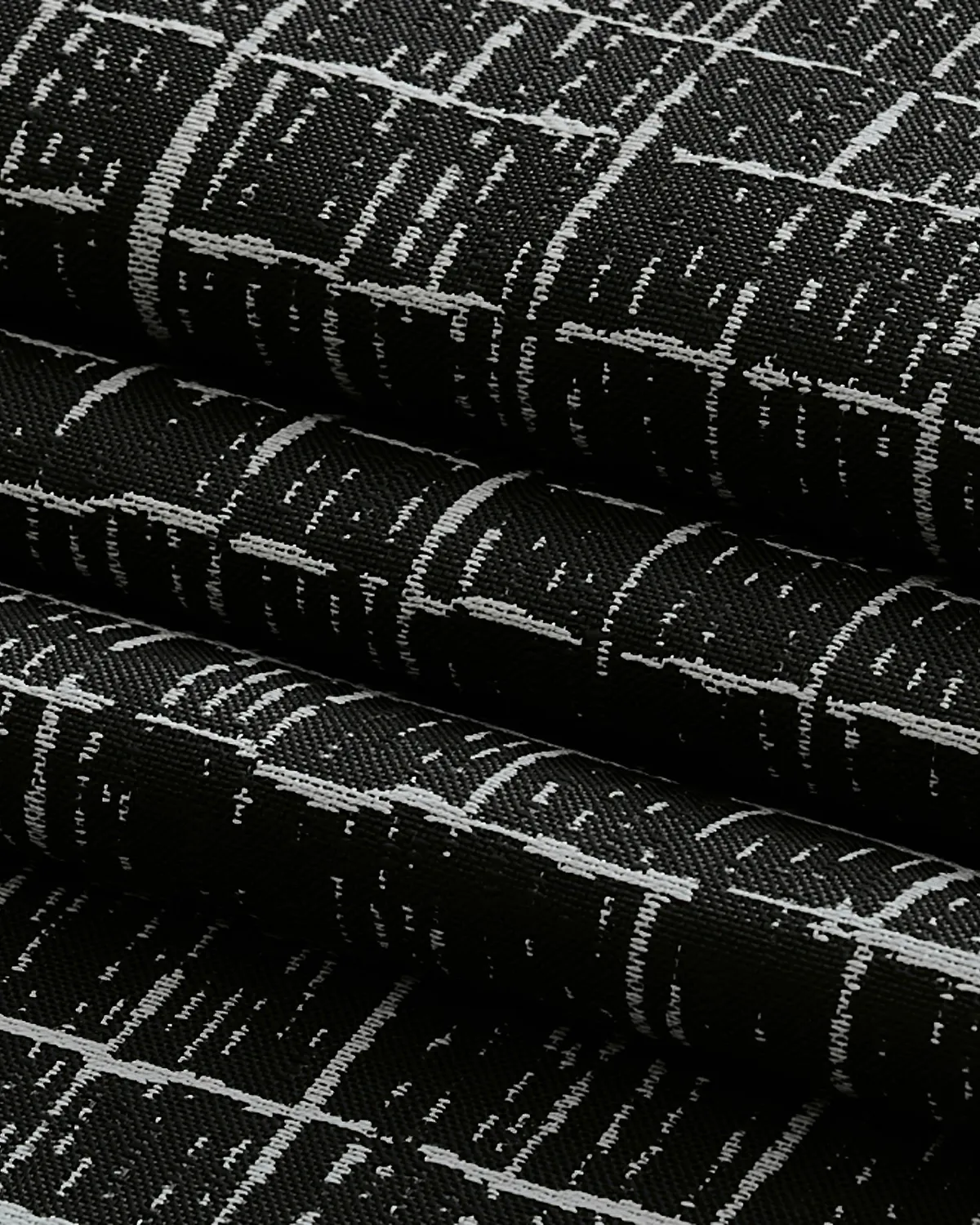 New York Grid Patterned Textured Waterproof Custom Outdoor Curtain — image 5