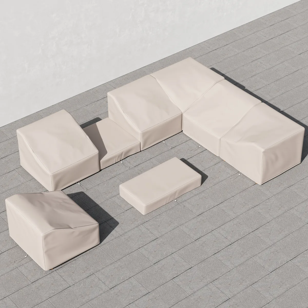 Grida 600D Tough Canvas Waterproof Outdoor Patio Furniture Set Covers — image 11
