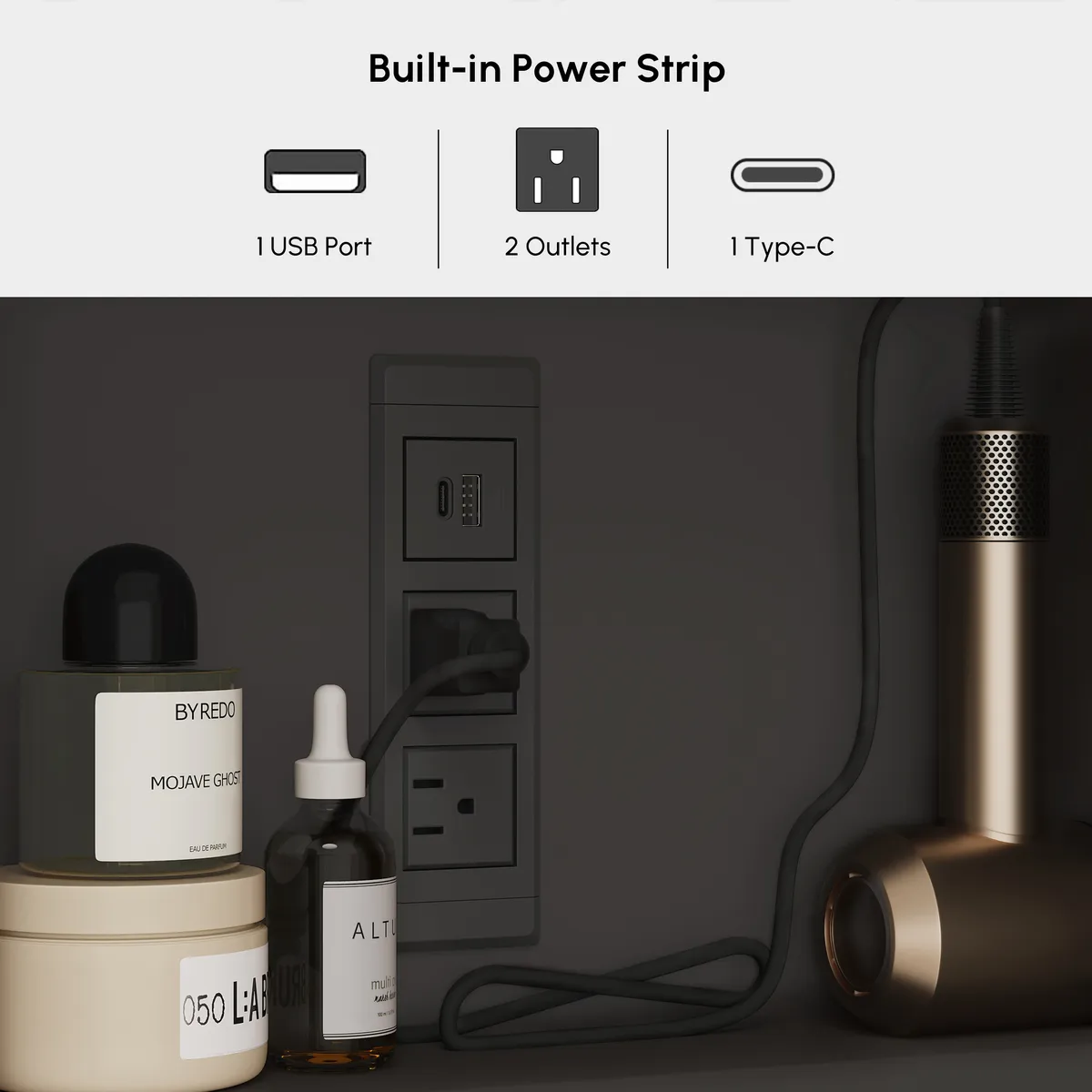47" Modern Wall-mounted LED Bathroom Medicine Cabinet Vanity Mirror with Storage — image 20