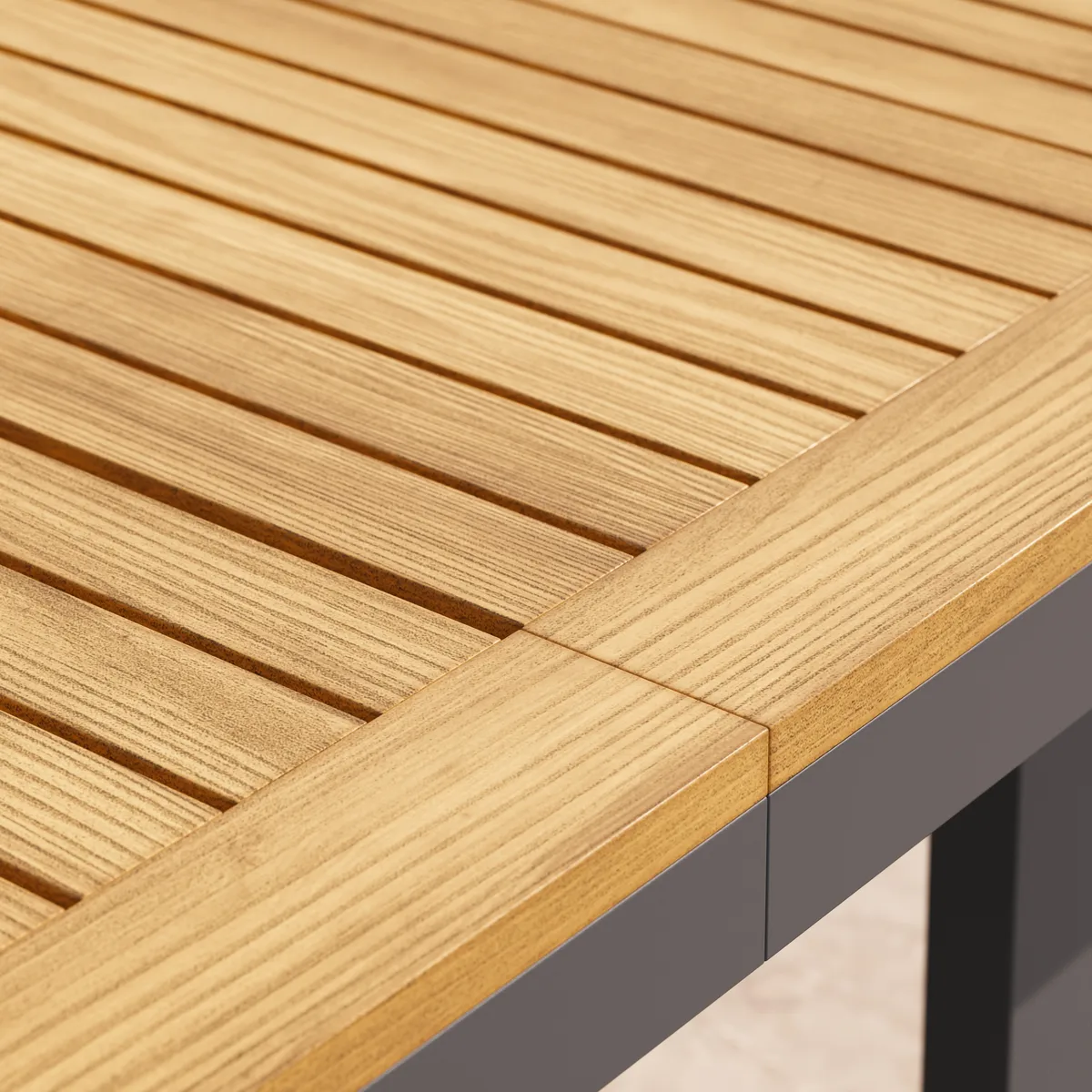 Tevara Outdoor Extendable Teak & Aluminum Dining Table — image 10