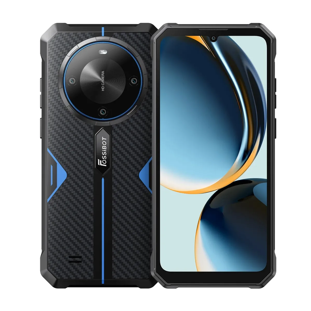 FOSSiBOT F105 12GB+64GB 10300mAh Large Battery 6.745 inch Waterdrop screen Rugged Phone