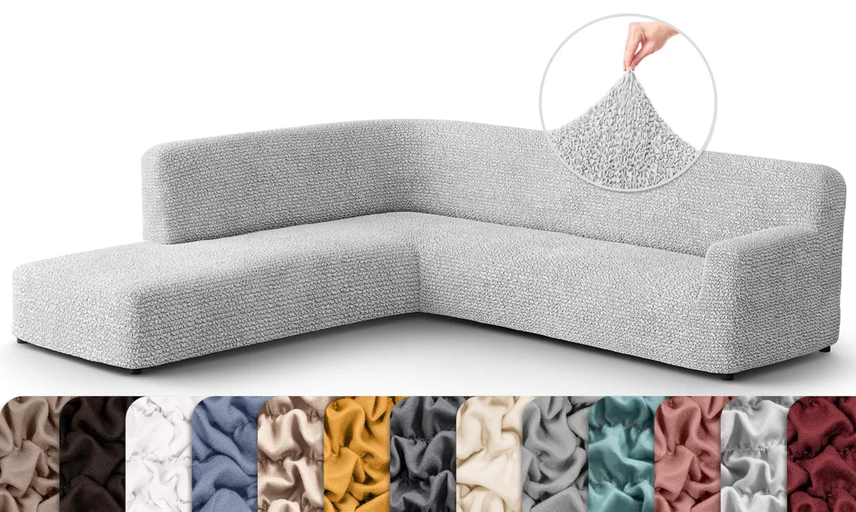 Corner Special Left - 1-Piece Furniture Protector - Form Fit, Machine Washable -MicrofibraCollection — image 19