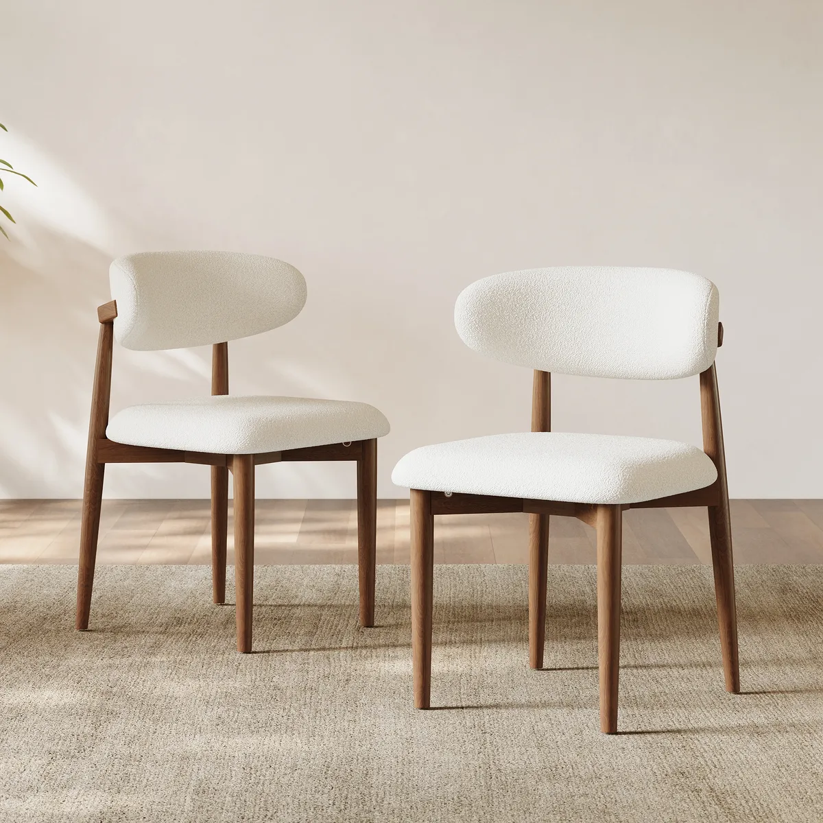 Dining Set 79"-95" Extendable Walnut Table — image 7