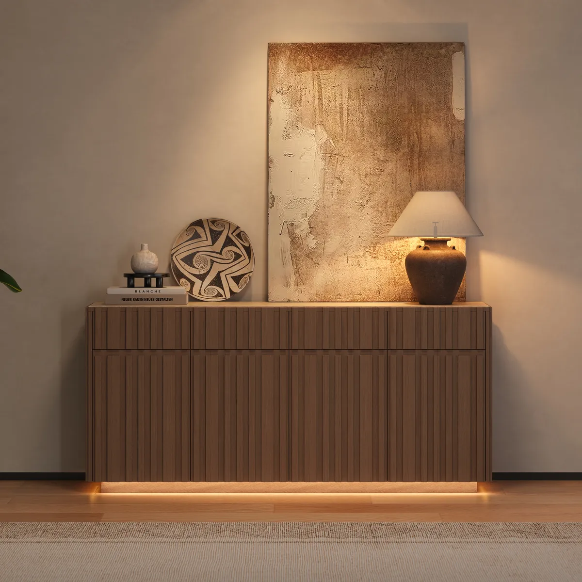 Aura 65" Ash Wood Slatted — image 13