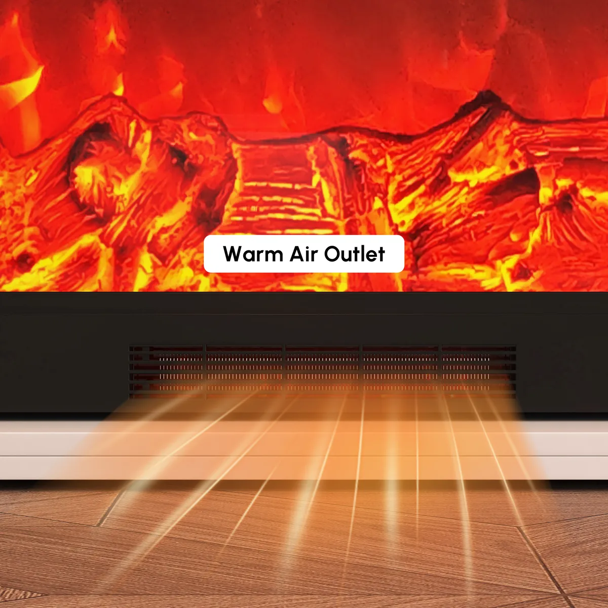 60" Electric Fireplace TV Stand with Remote Control — image 10