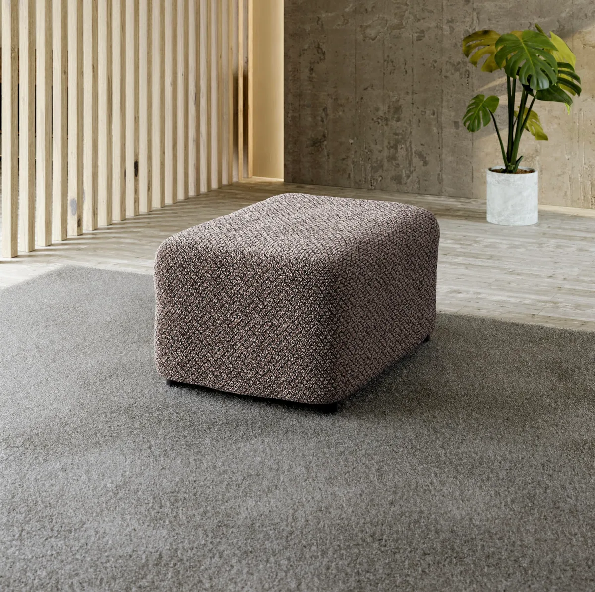 Ottoman Slipcovers - 1-Piece Furniture Protector - Form Fit, Machine Washable -Microfibra PrintedCollection - Venezia — image 6