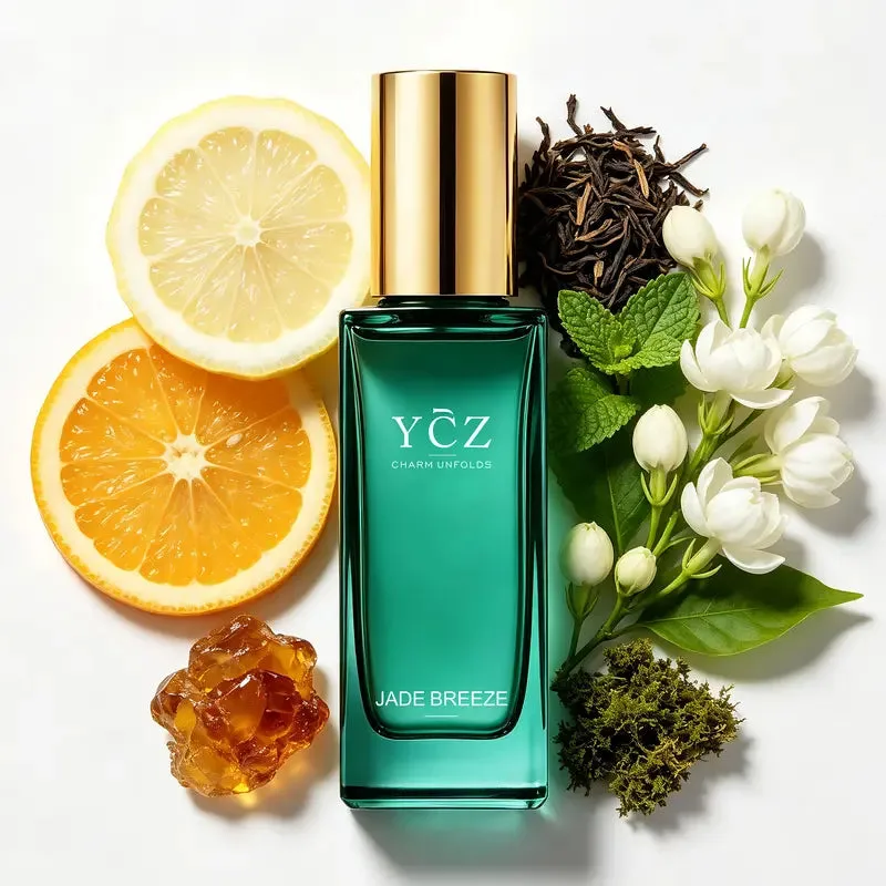 Jade Breeze Citrus?Tea Eau de Parfum for Men, 0.85 fl oz /25ml Travel Size, Long?Lasting Amber & Musk Scent, Portable Perfume for Office & Daily Wear — image 2