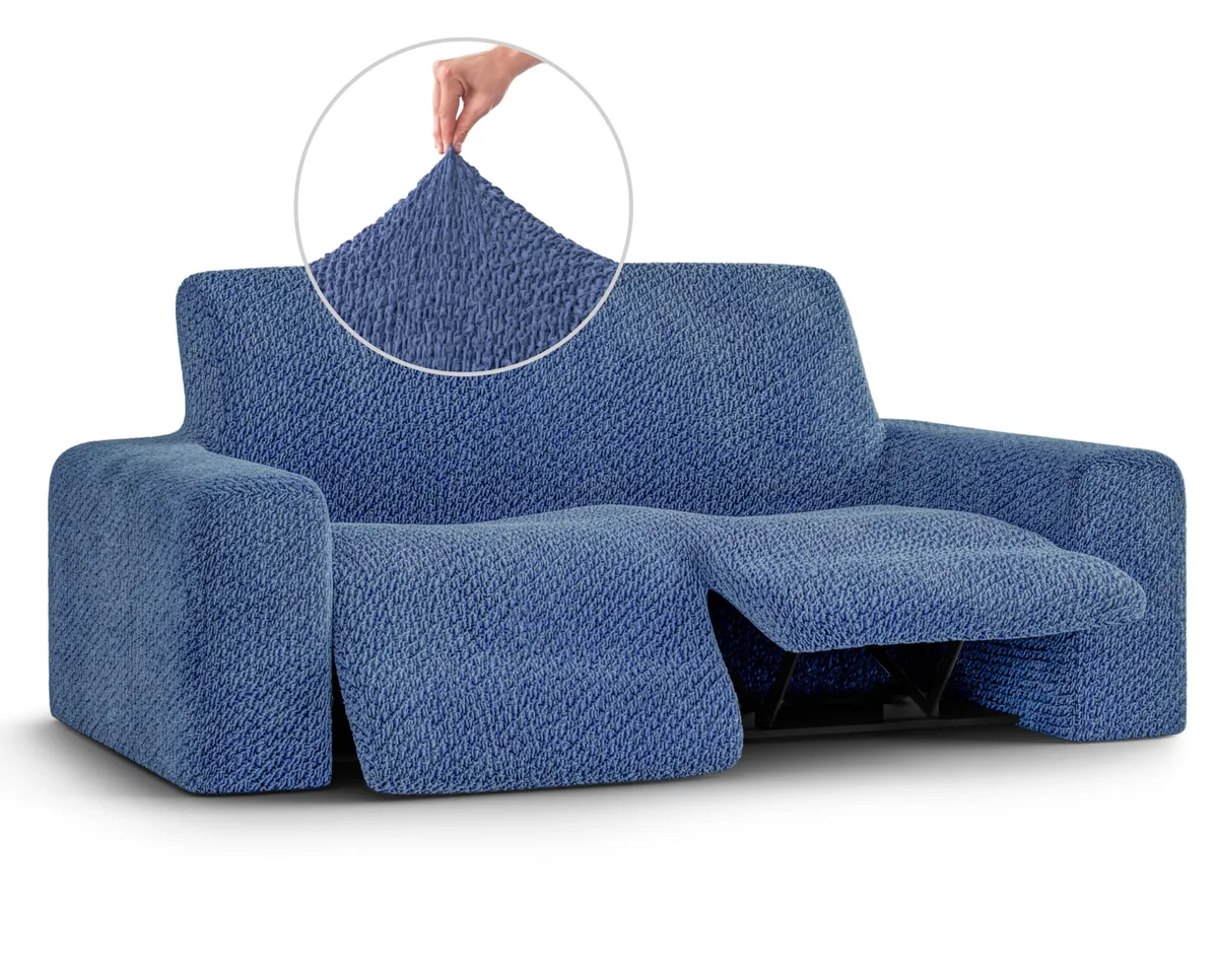 Recliner Loveseat Slipcover - 1-Piece Furniture Protector - Form Fit, Machine Washable -VelvetCollection — image 13