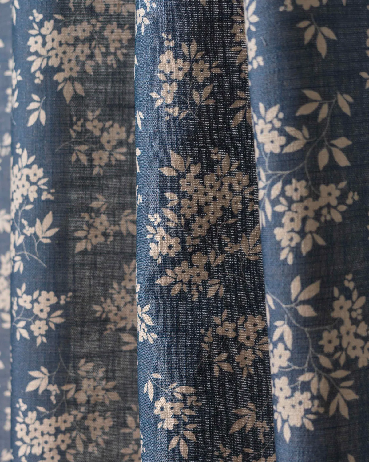 Haven Linen Blend Floral Patterned Custom Curtain — image 2