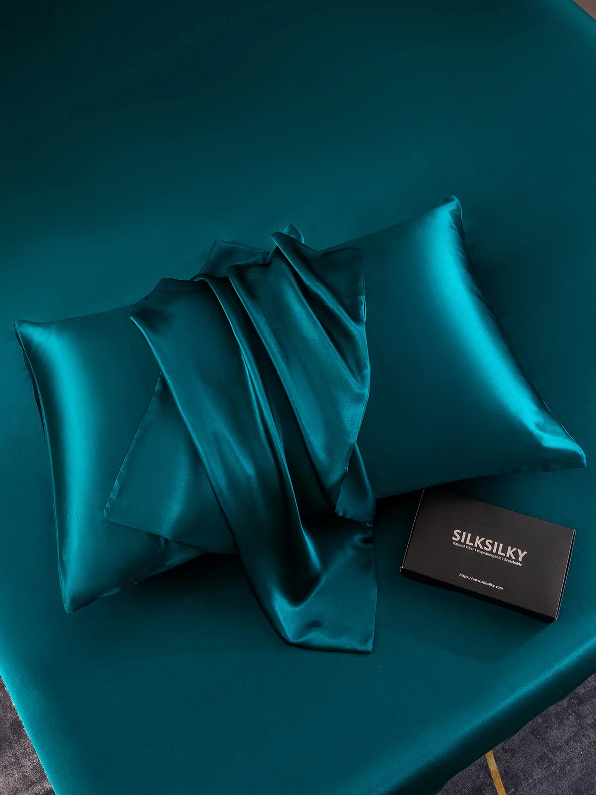22Momme 100% Mulberry Silk Pillowcase - Hidden Zipper — image 5
