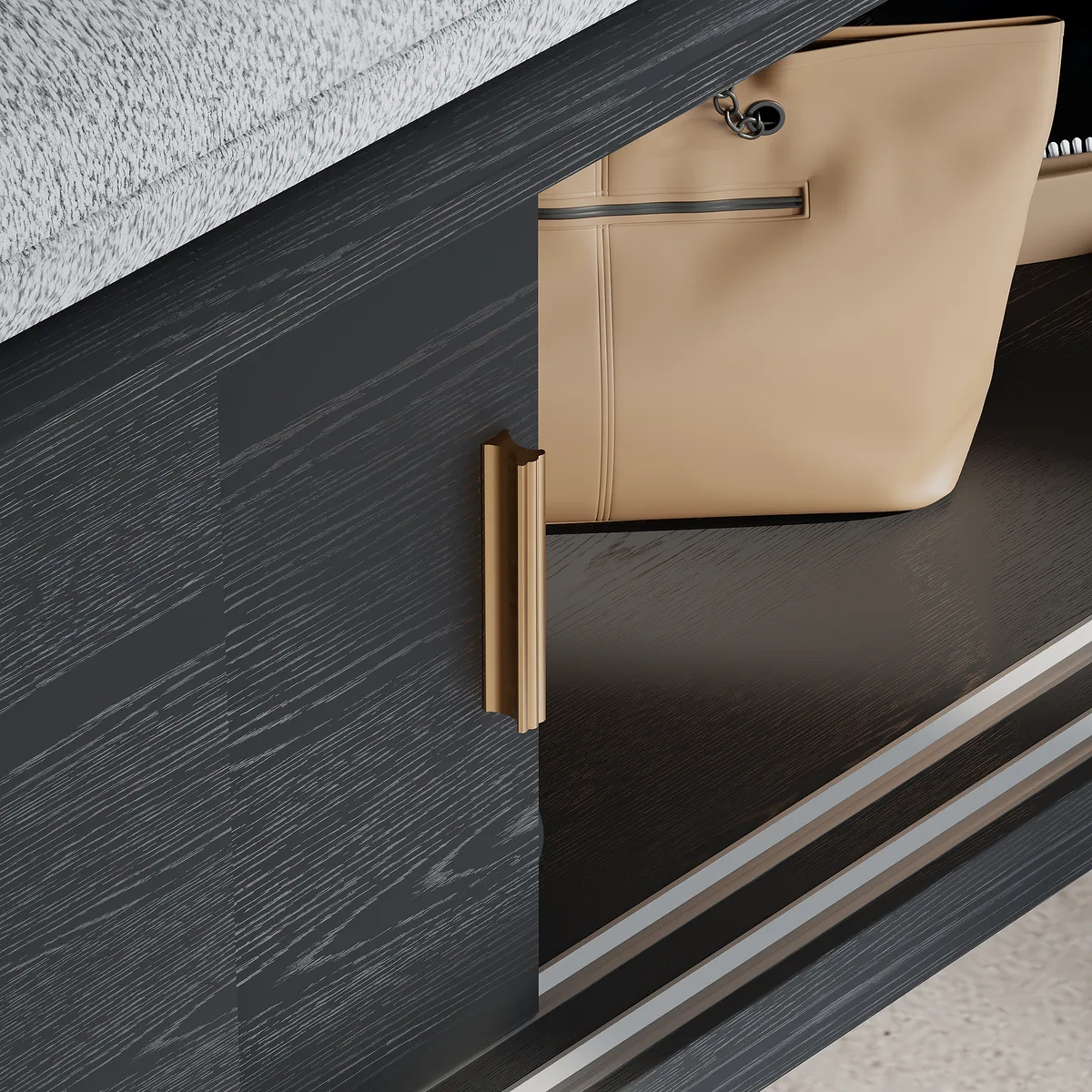 2 Doors Shoe Storage Entryway Bench — image 6