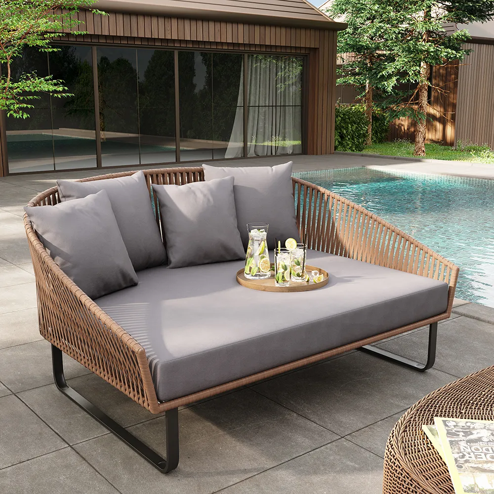 600D Tough Canvas Waterproof Outdoor Daybed Covers — image 2
