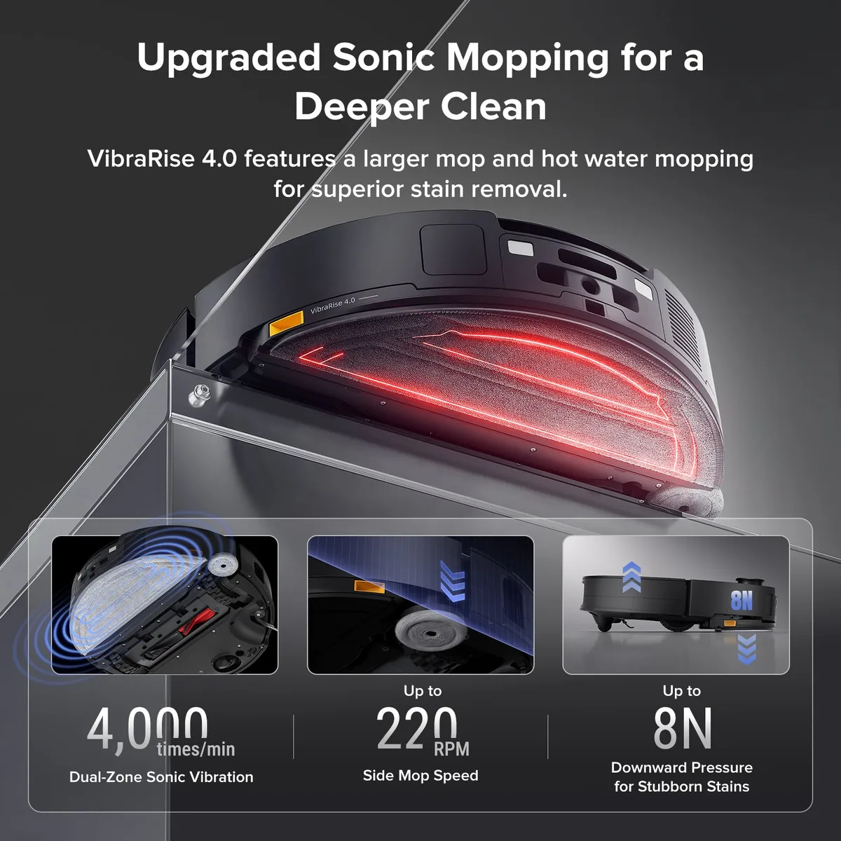 Roborock Saros 10 Robot Vacuum with Dual Anti-tangle System (Upgraded from S8 MaxV Ultra) — image 4
