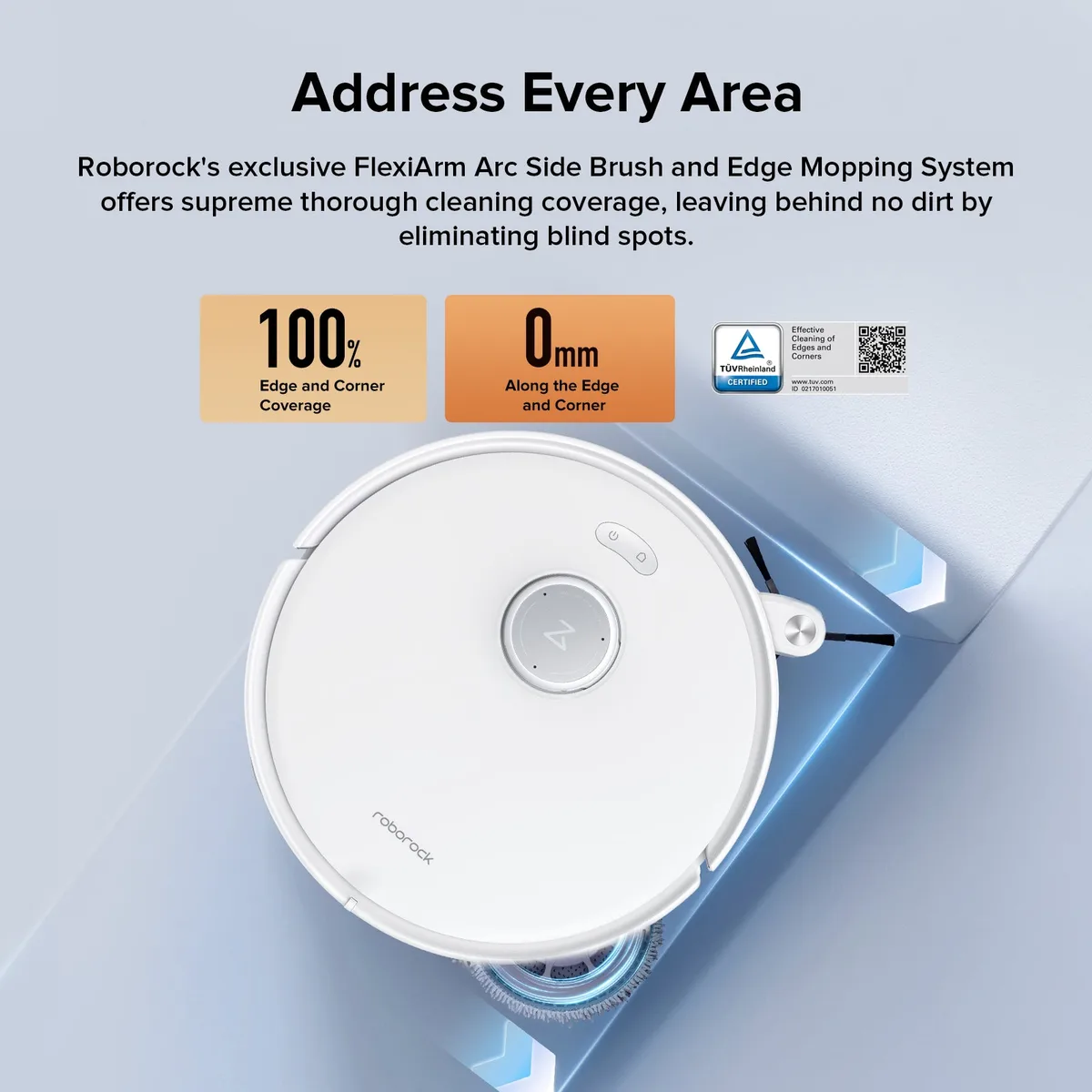 【Certified Refurbished 90% New】Roborock Qrevo Edge Robot Vacuum with Multifunctional Dock 3.0 (Upgraded from Qrevo Master) — image 5