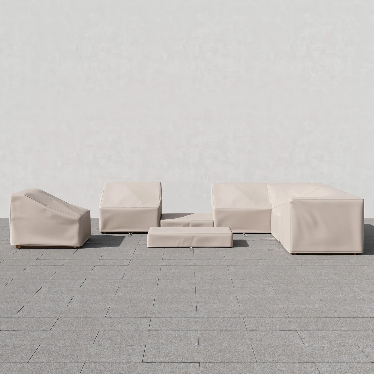 Grida 600D Tough Canvas Waterproof Outdoor Patio Furniture Set Covers — image 13