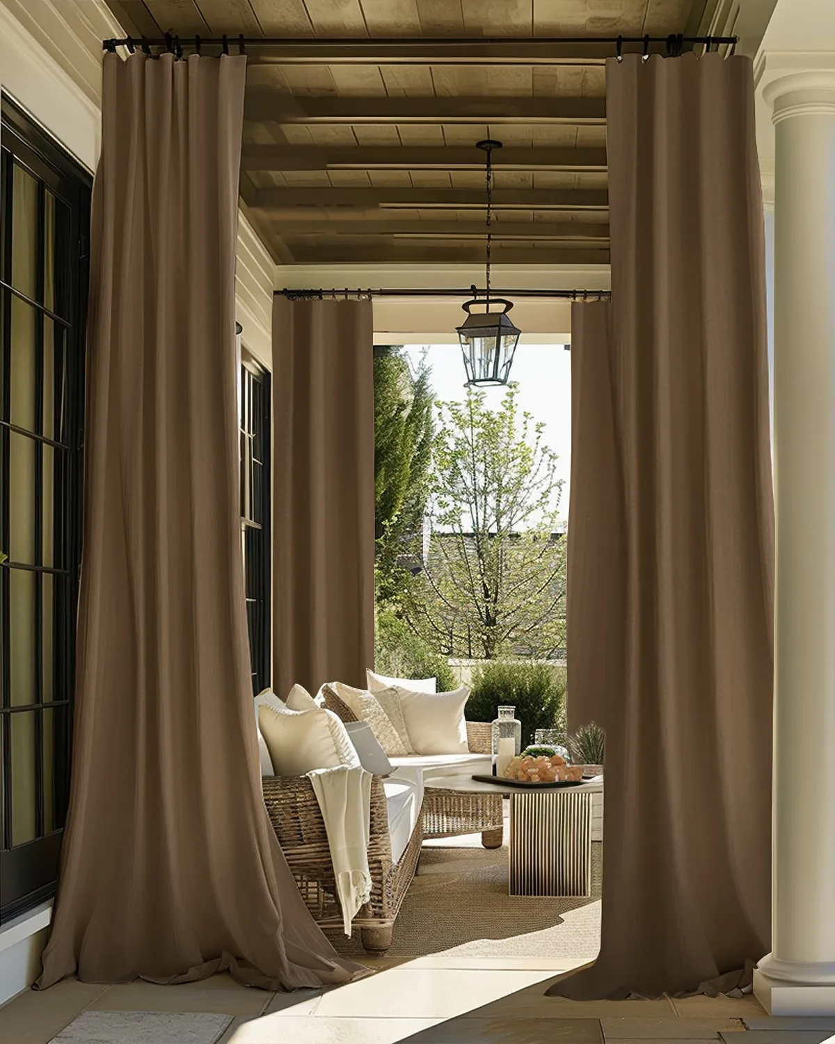 FadeShield Pro™ 4-Layers Blackout Soundproof Anti-Dust Water-Resistant Outdoor Curtain