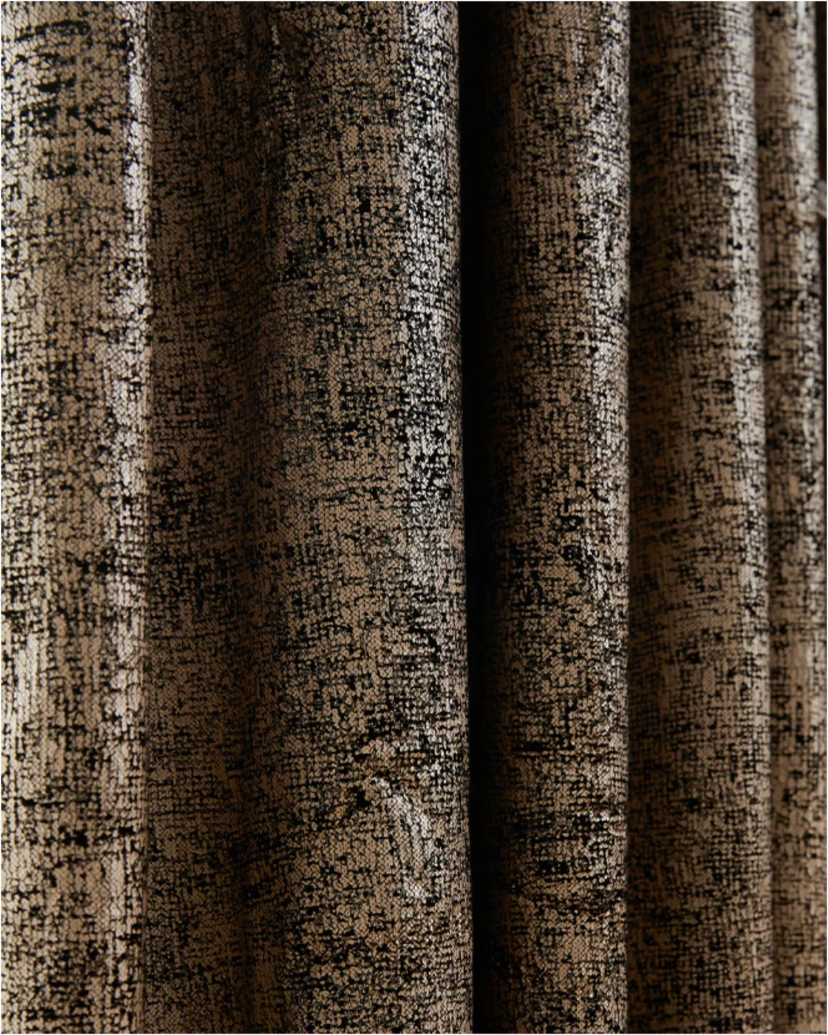 Klimt Foil Printed Velvet Patterned Custom Curtain | Designed in Italy — image 2