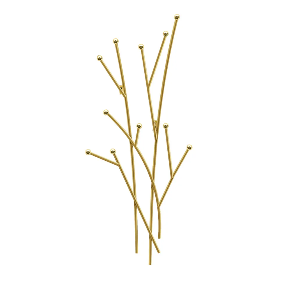 11 Hooks Wall Mounted Coat Racks Iron Entryway Furniture Tree Branch Shape — image 15