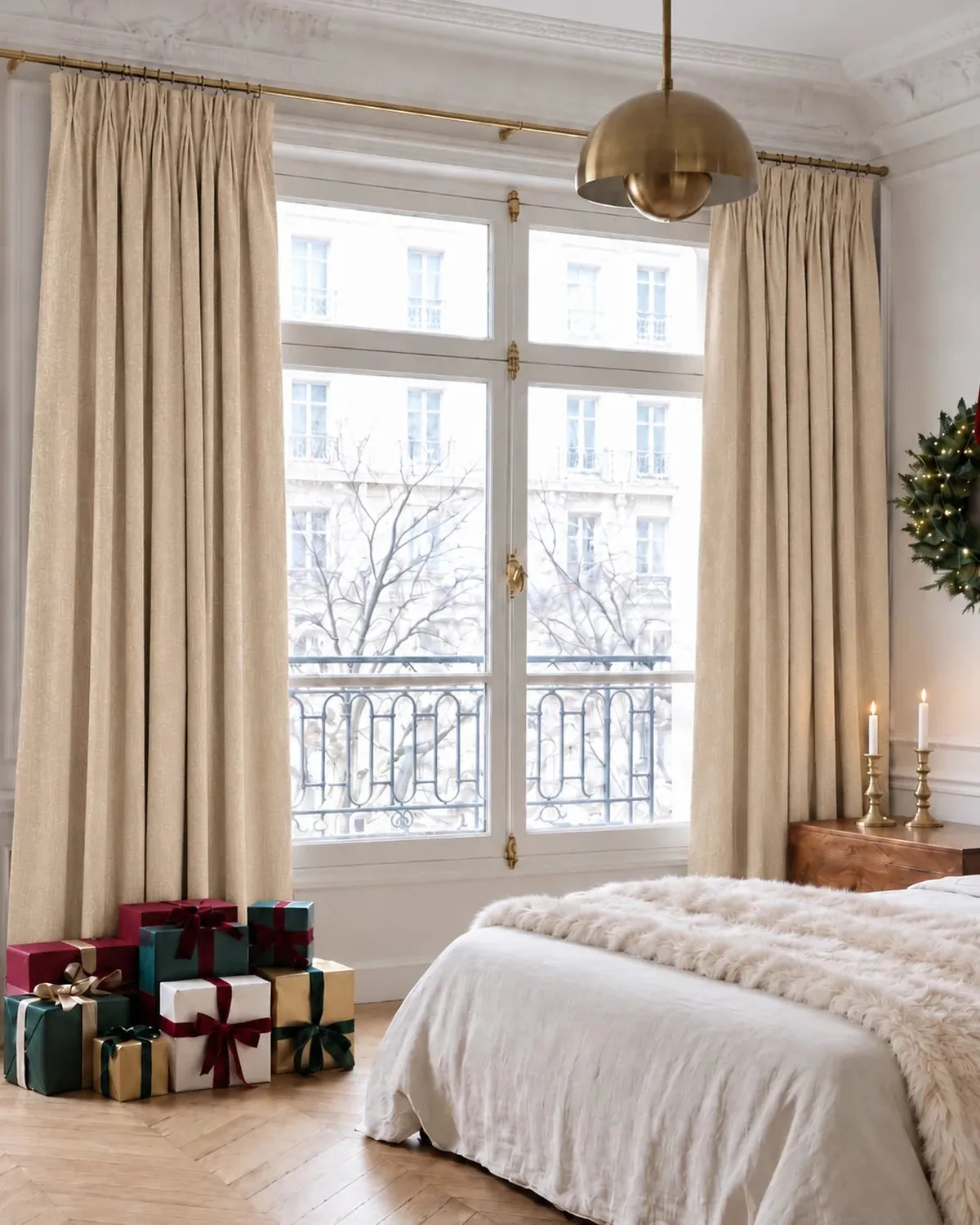 Kensington 4 Layers OEKO Heavyweight Soundproof Thermal 100% Blackout Anti-Dust Linen Look Custom Curtain — image 2