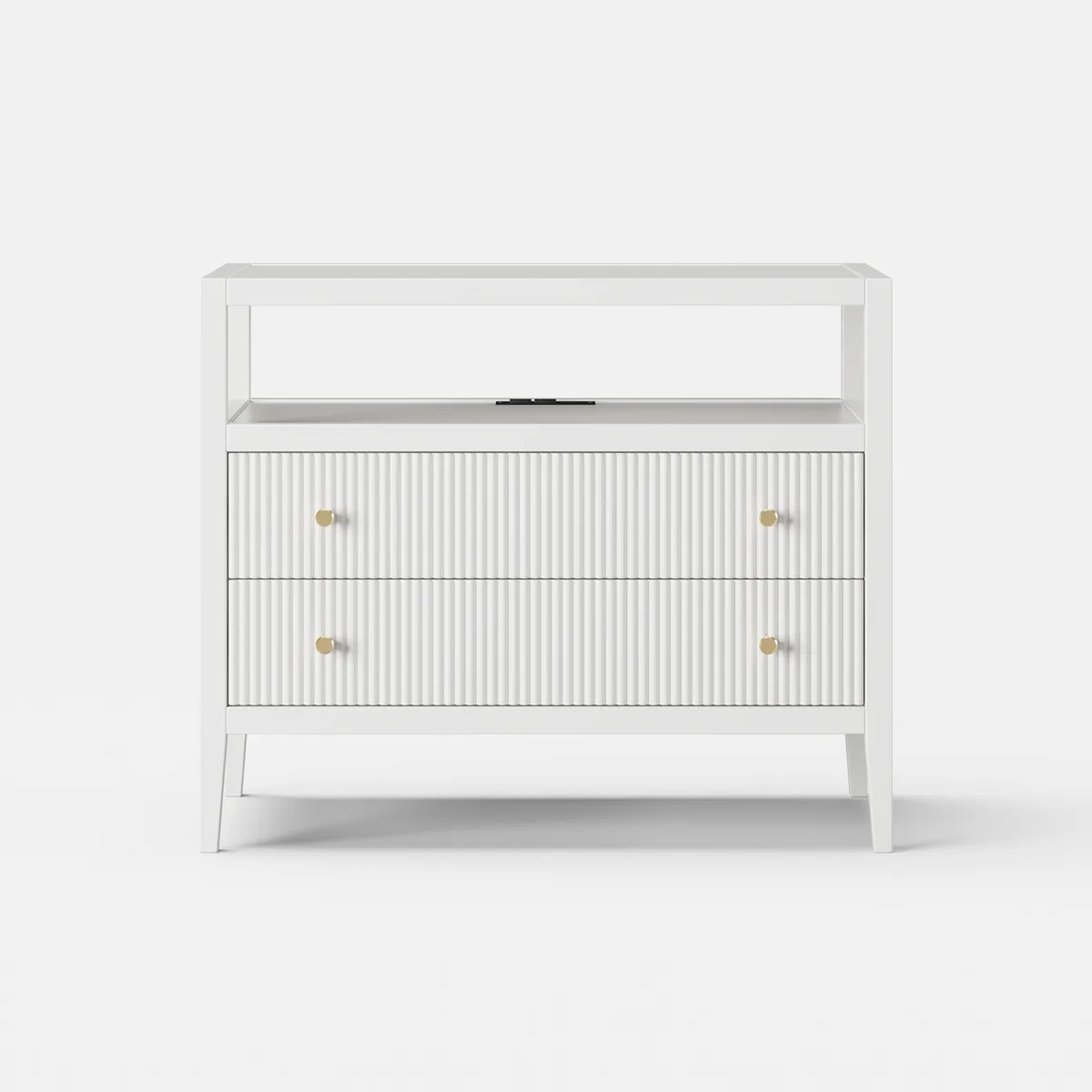 30" Wide Long Modern Smart Nightstand — image 8
