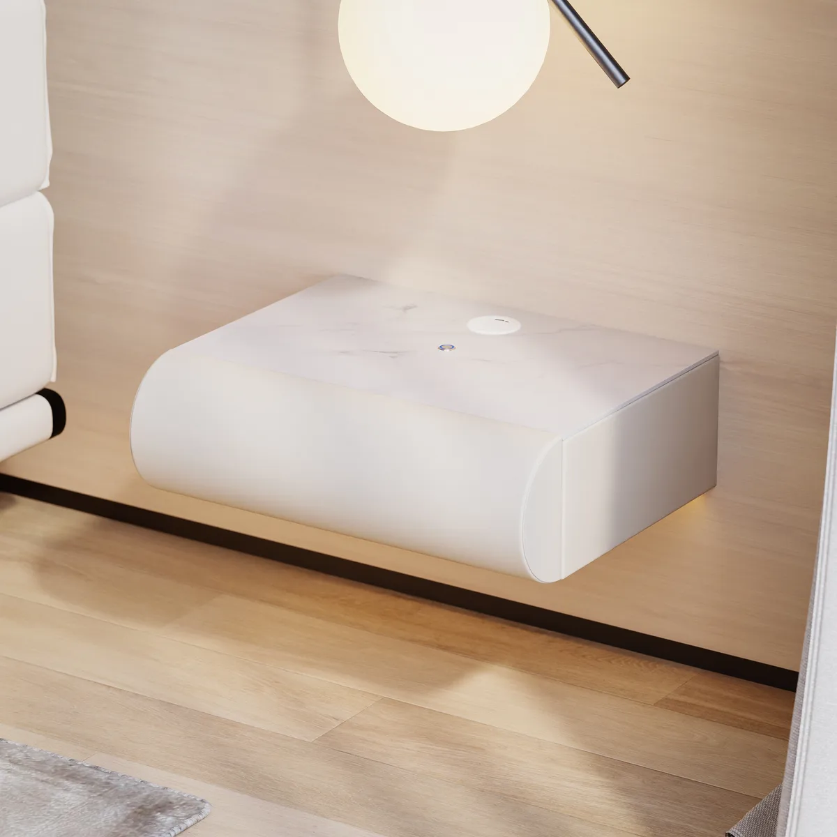 Humply Floating Smart Nightstand 1 Drawer Bedside Table — image 6