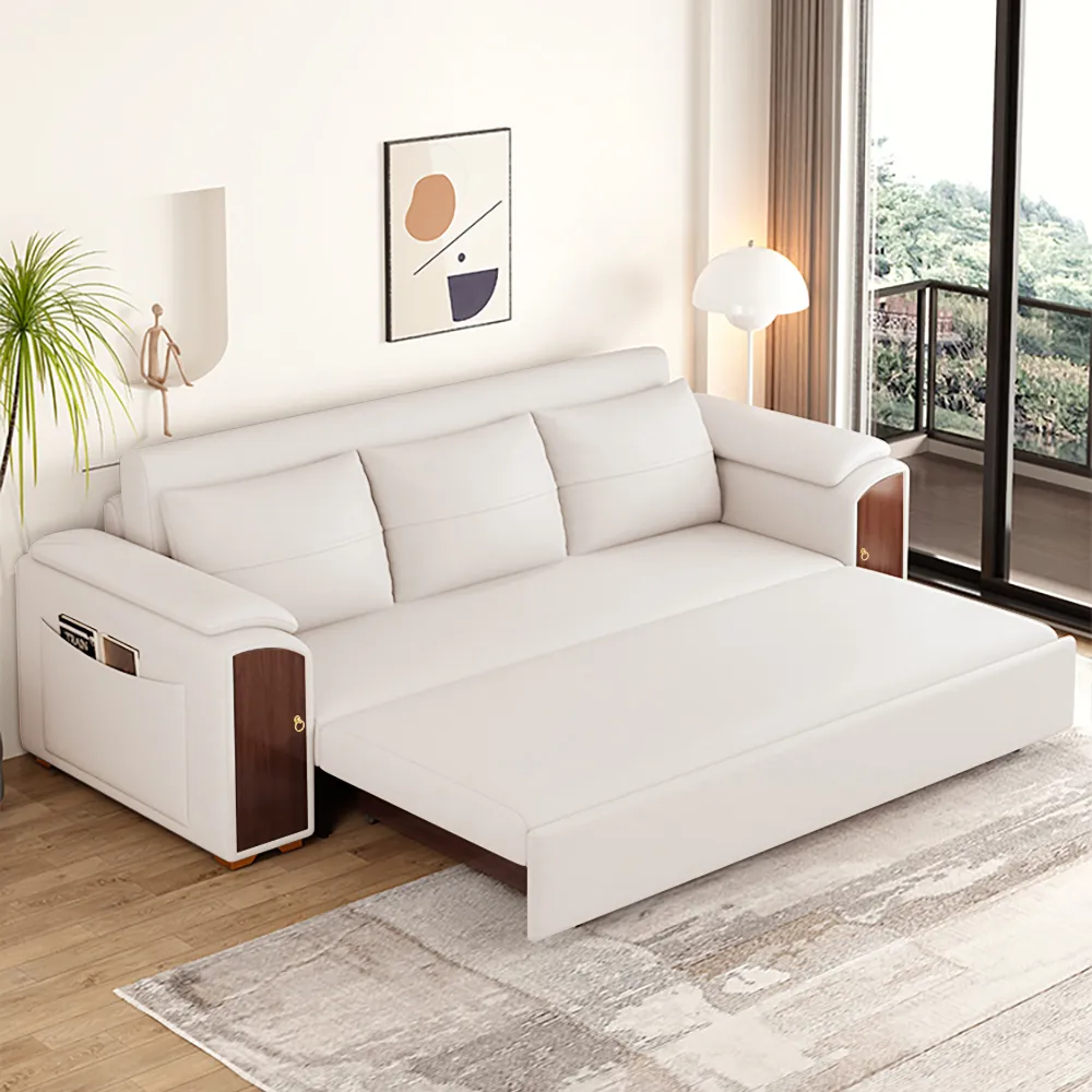 94.5" Pull Out Sofa Bed Convertible Sleeper with Lift-top Coffee Table — image 13