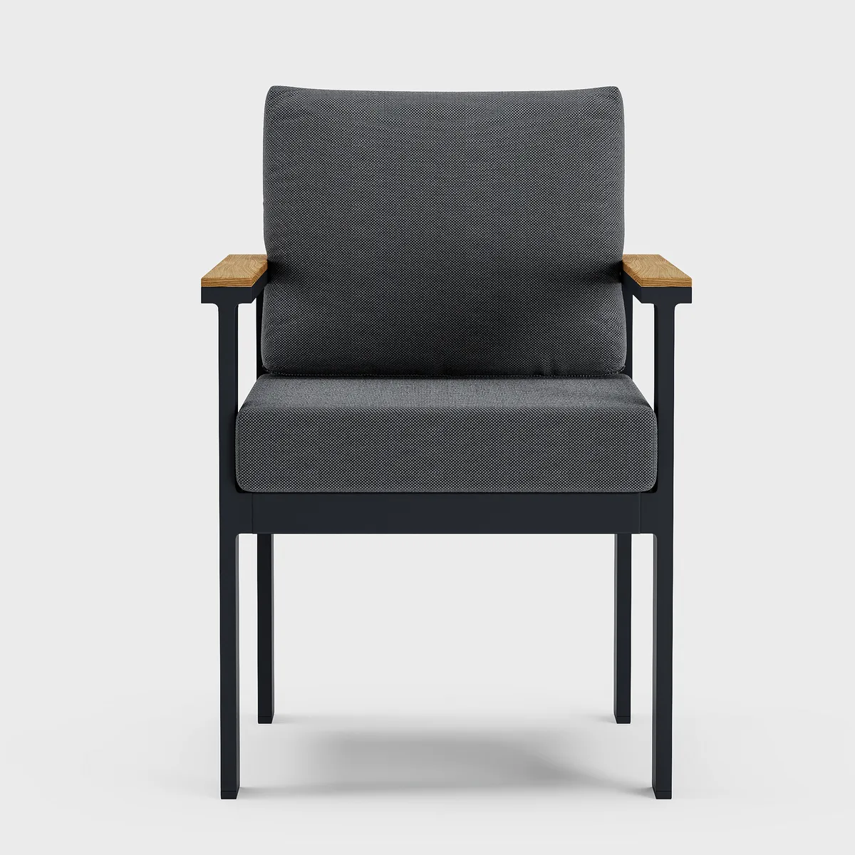 Tevara Outdoor Teak & Aluminum Dining Chairs — image 10