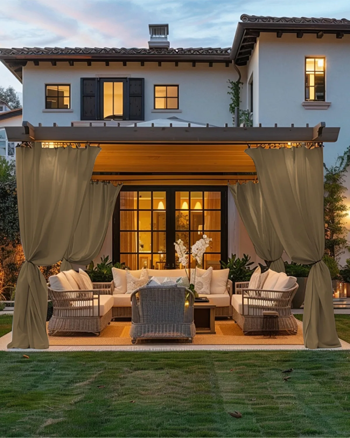 FadeShield Pro™ 4-Layers Blackout Soundproof Anti-Dust Water-Resistant Outdoor Curtain — image 5