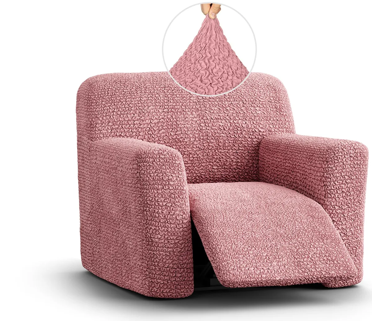 Recliner Chair Slipcover - 1-Piece Furniture Protector - Form Fit, Machine Washable -MicrofibraCollection — image 13