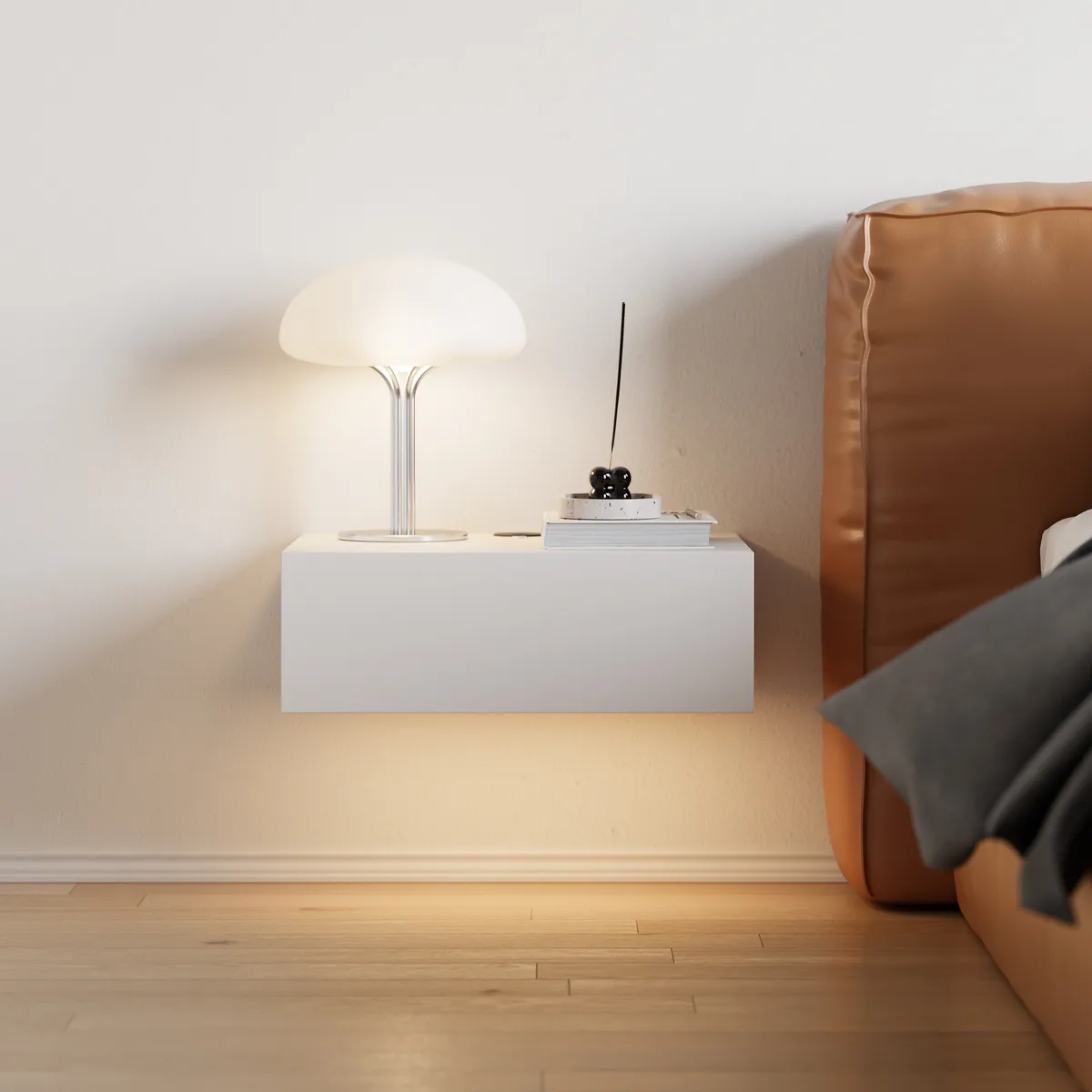 Lumio Floating Smart Nightstand with Charging Station & Light — image 15