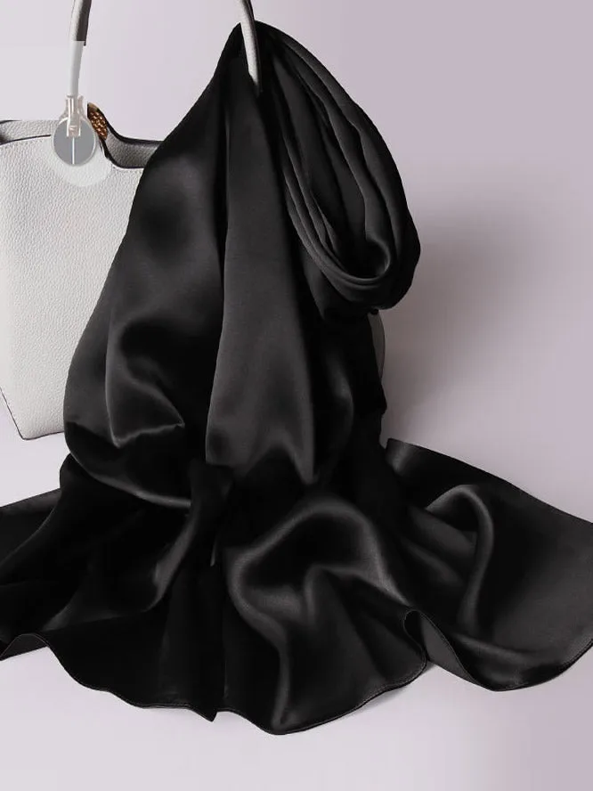 100% Mulberry Silk Long Scarf/Shawl 170x53cm — image 4