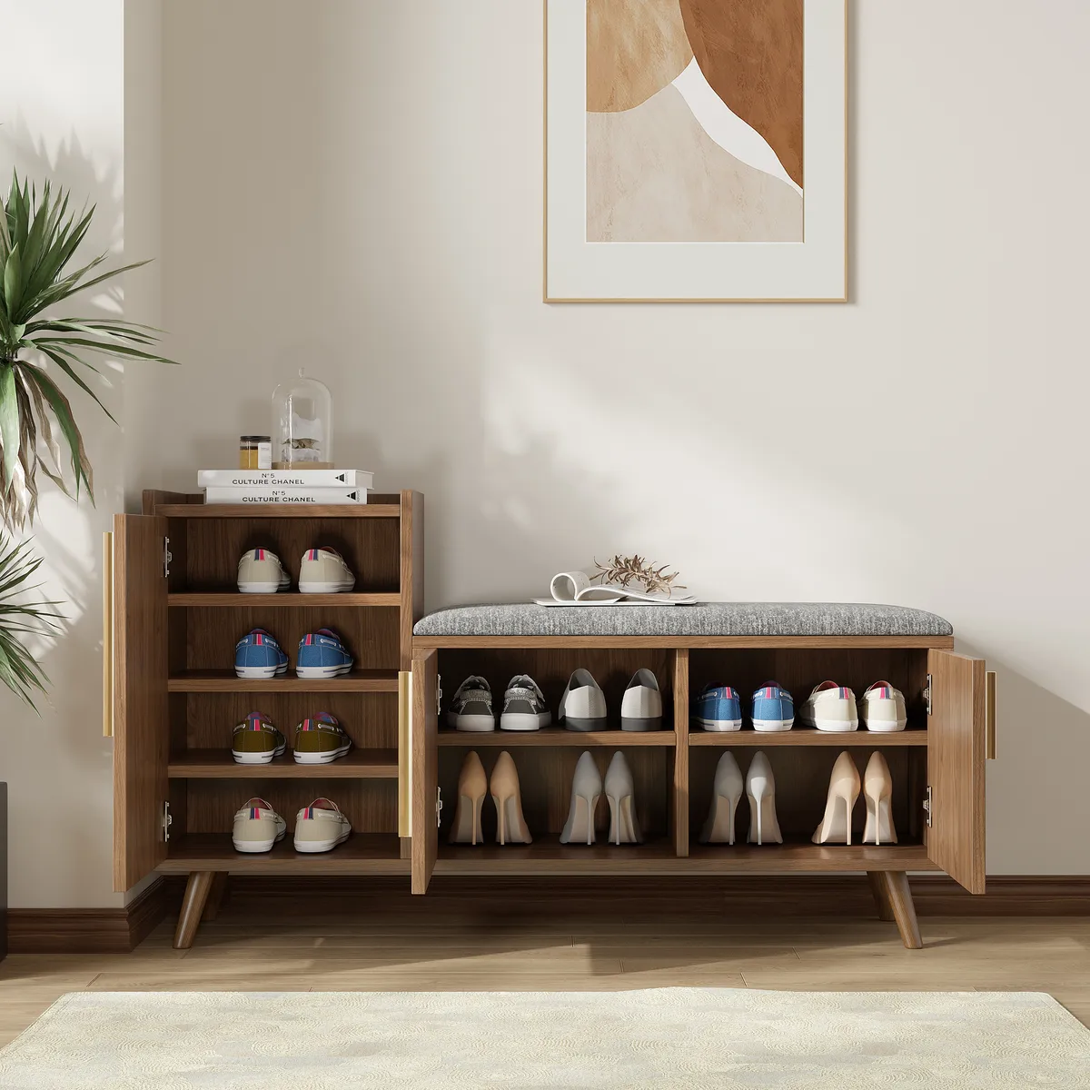 Shoe Storage Entryway Bench — image 4