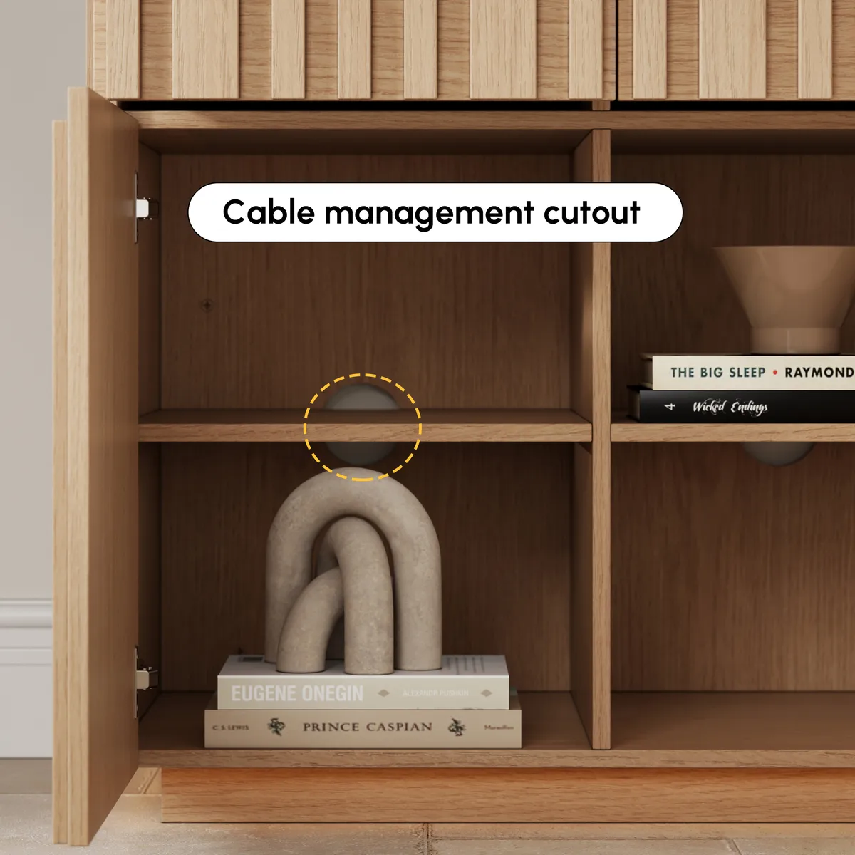 Aura 65" Ash Wood Slatted — image 20