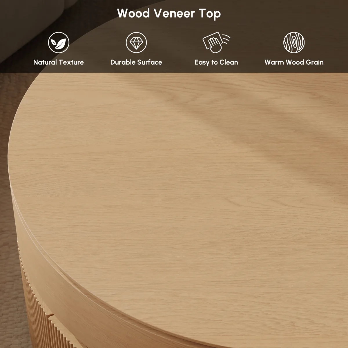 32" Fluted Lift-Top Round — image 18