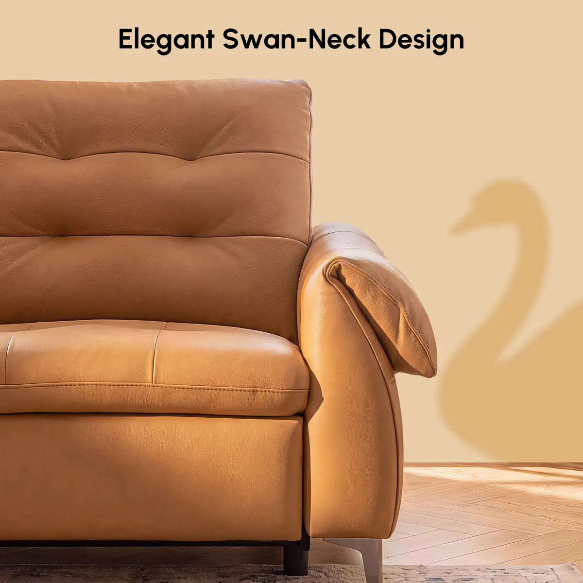 118" 3-Seater Genuine Leather Power Reclining Sofa with USB & Type-C — image 11