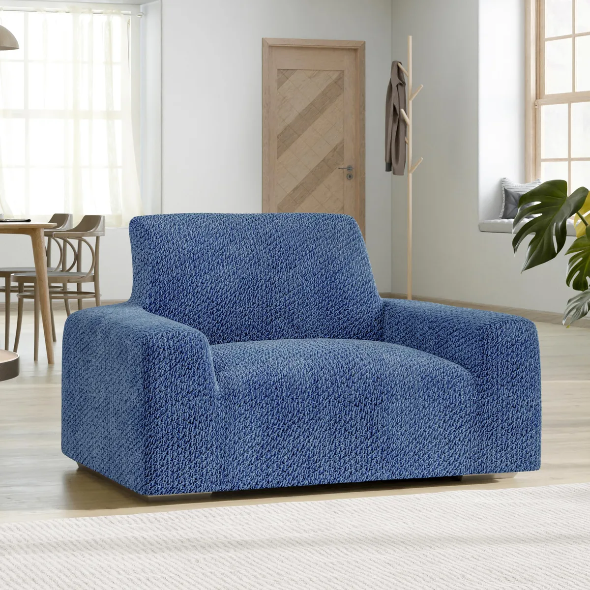 Armchair Slipcovers - 1-Piece Furniture Protector - Form Fit, Machine Washable -VelvetCollection — image 6