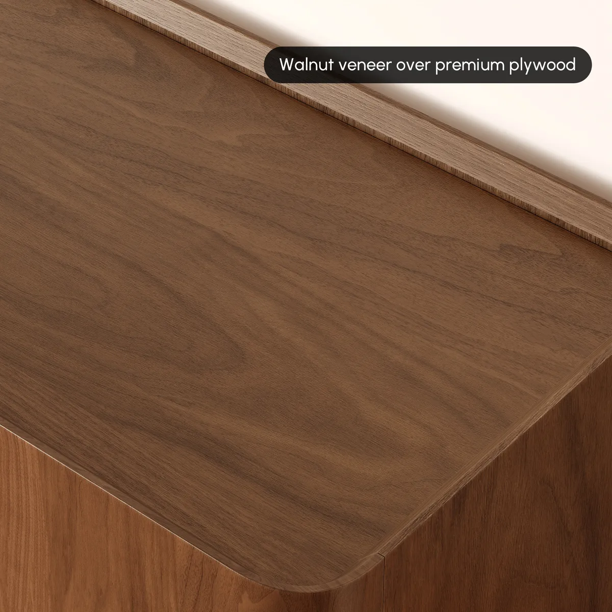 79'' Glass Door TV Stand Mid Century Modern Wood Media Console with Storage & LED — image 28