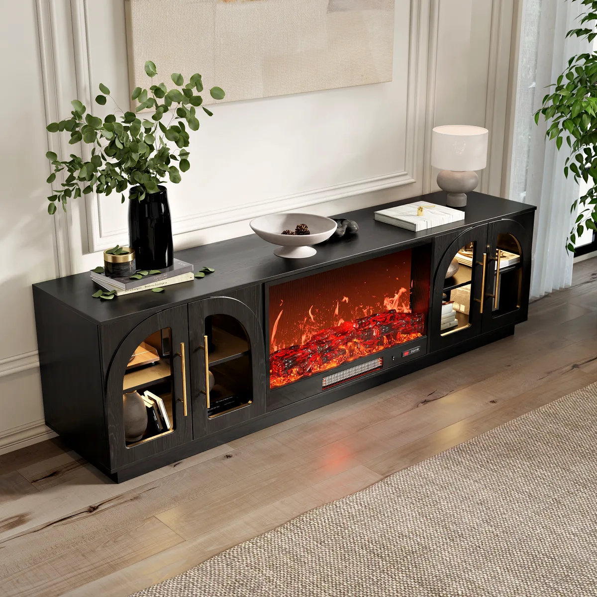 Arune 80" Arched Glass Doors — image 13