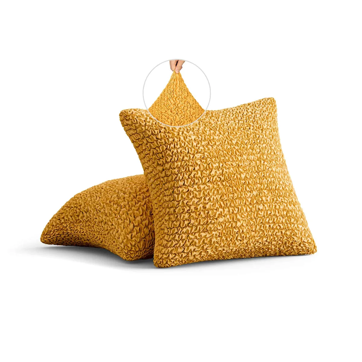 Pillow Slipcovers - 1-Piece Furniture Protector - Form Fit, Machine Washable -MicrofibraCollection — image 5