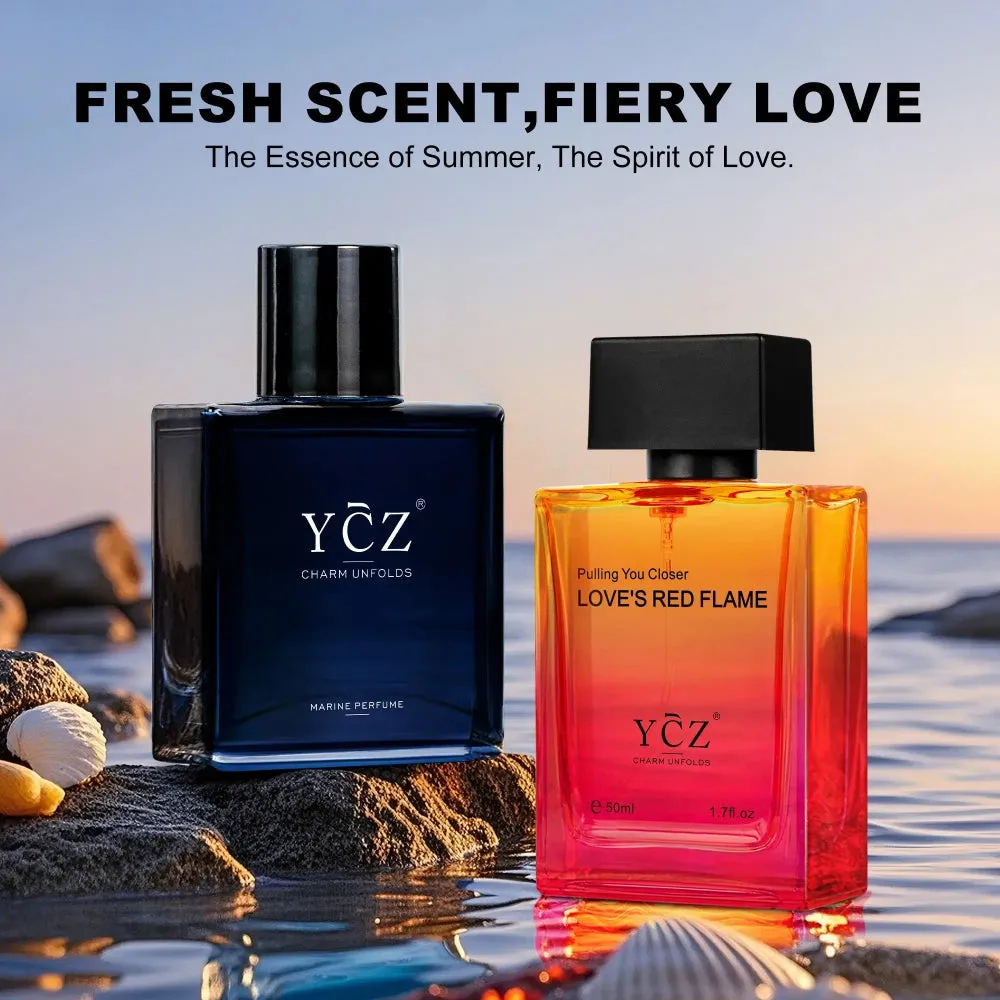 Men's Fragrance Duo | 2 x 50 mL / 1.7 fl oz | Marine Perfume & Love's Red Flame — image 4