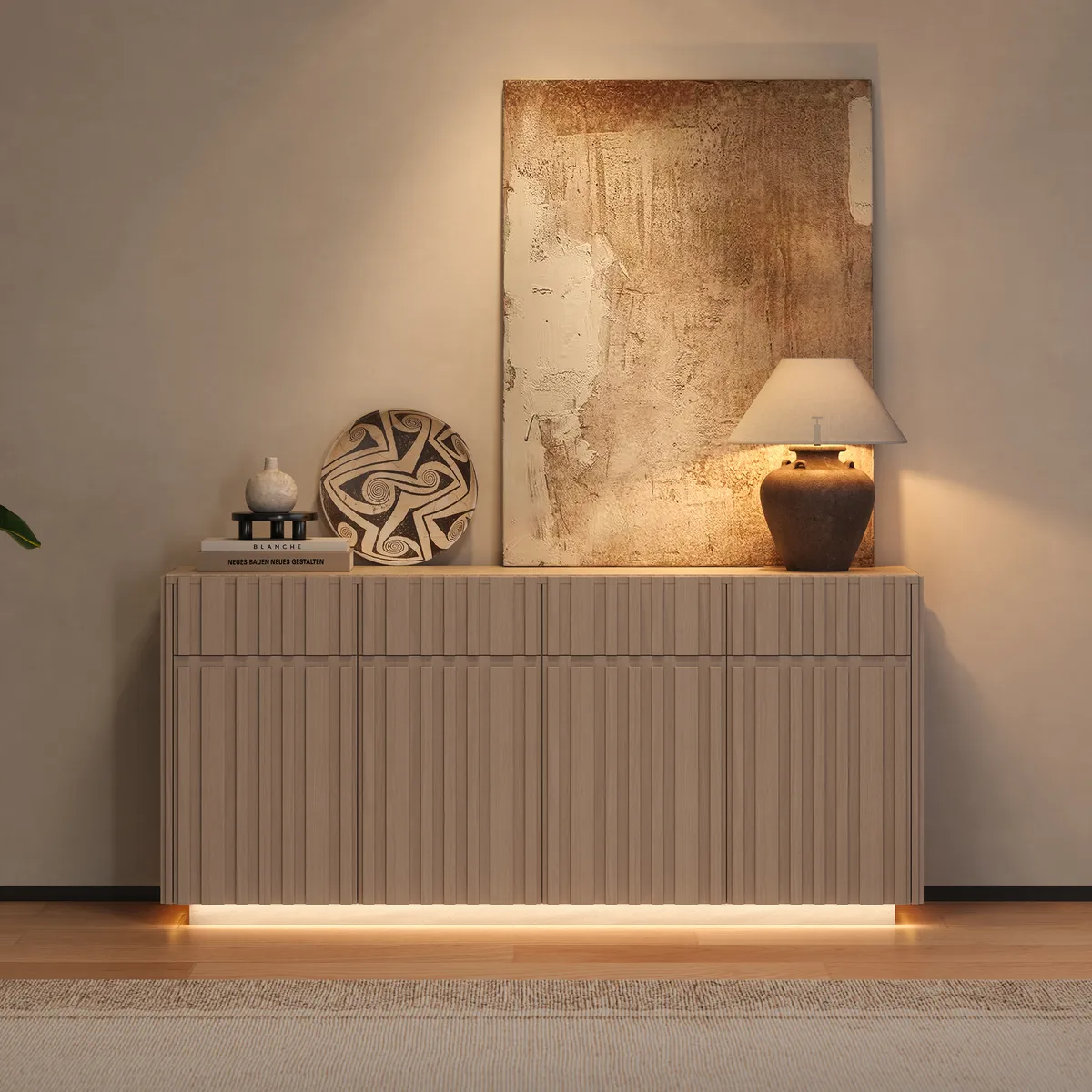 Aura 65" Ash Wood Slatted — image 23