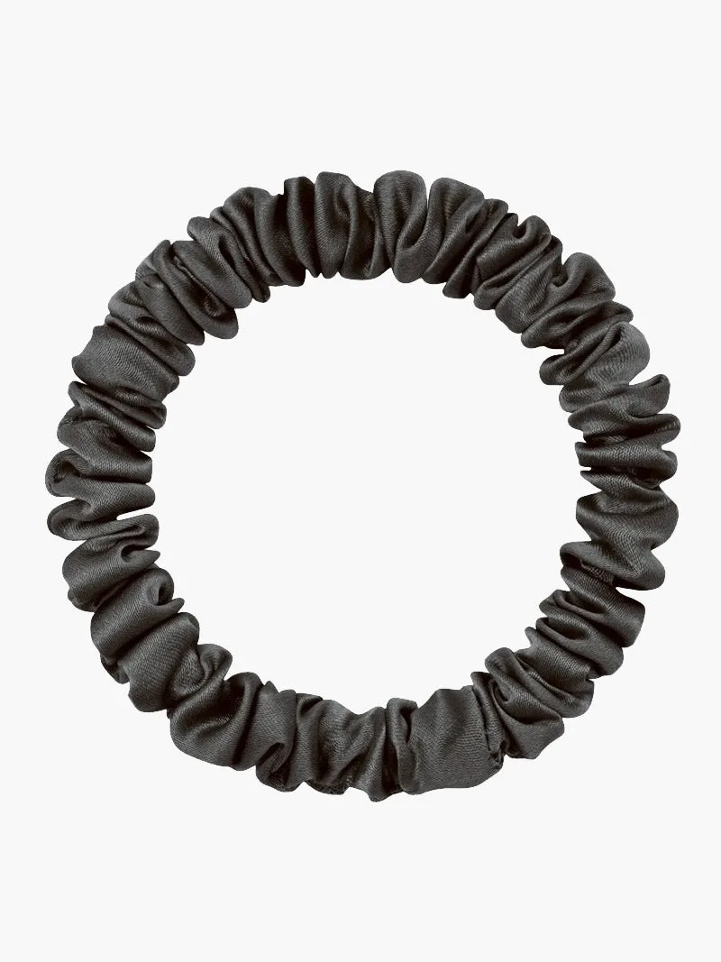 100% Mulberry Silk Soft Skinny Hair Scrunchie — image 4