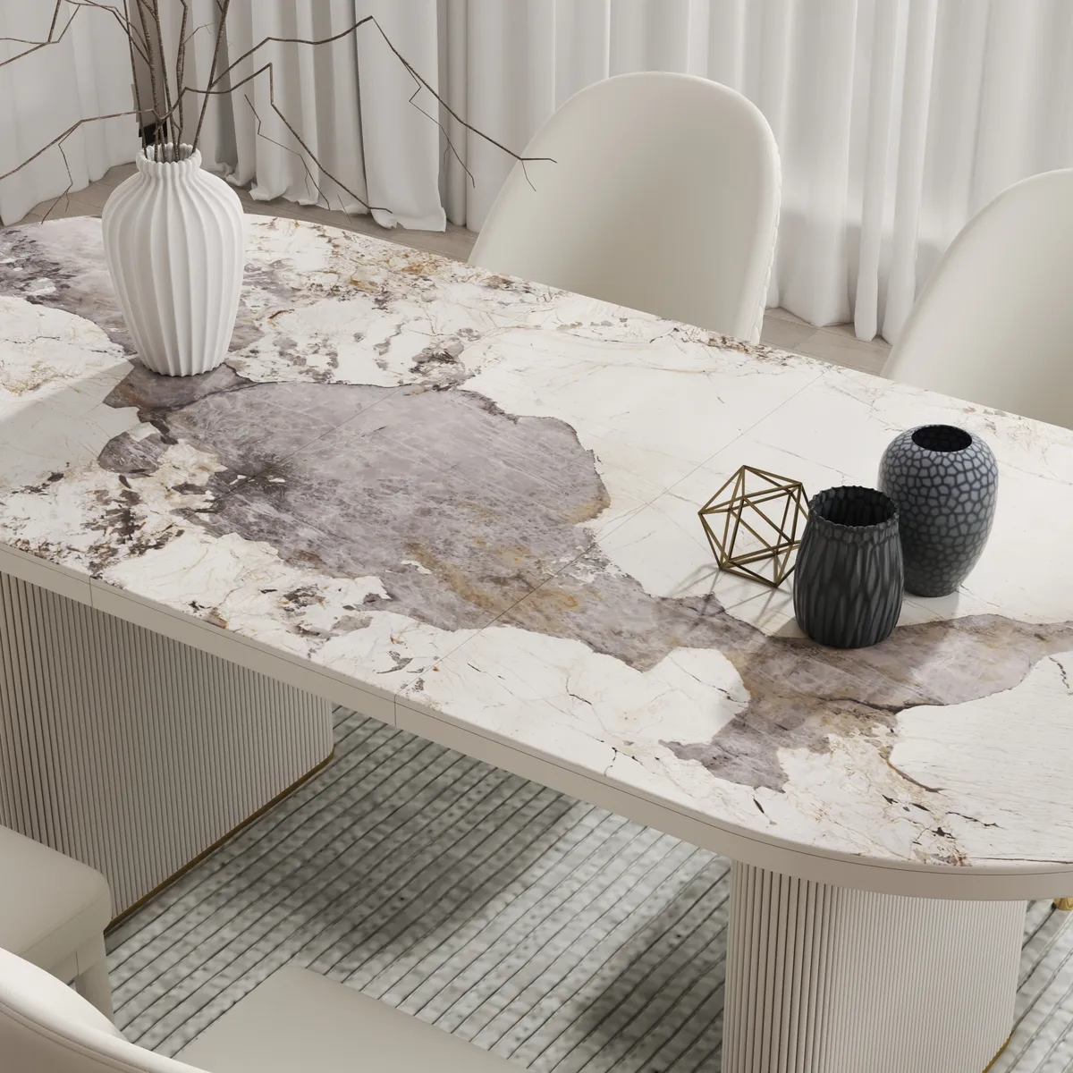 79''-95'' Oval Dining Table — image 14